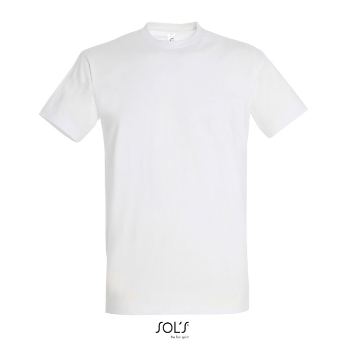 Tshirt homme publicitaire coton 190g - IMPERIAL Blanc 1